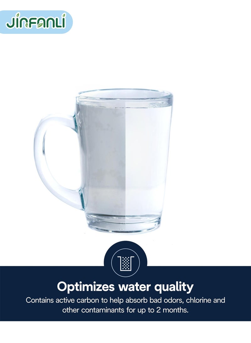 JINFANLI Water Filter, Pack of 1, White，Efficiently Reduces Impurities for Clean Drinking Water - Image 3